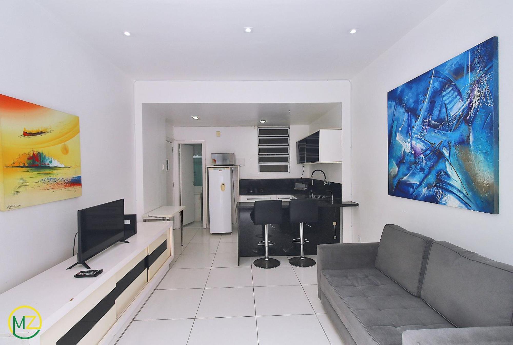 Studio Com Vista Lateral Para O Mar Em Copacabana Rio de Janeiro Eksteriør bilde